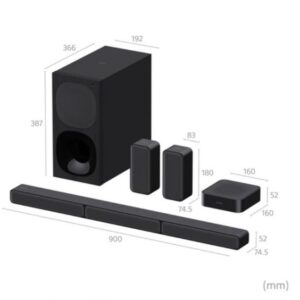 Interactive solution Sony  HT-S40R 5.1ch Home Cinema Soundbar with Wireless Rear Speakers 