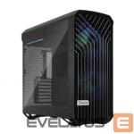 Arvuti korpus Fractal Design  Torrent Black RGB TG Light Tint  	FD-C-TOR1A-04 Black 