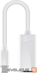 Converter Goobay  Mini DisplayPort/HDMI adapter cable 1.1 51729 White,  HDMI female (Type A),  Mini DisplayPort male 