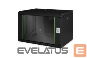 Kitos prekės Digitus  Wall Mounting Cabinet DN-19 07-U-SW Black 