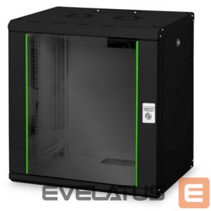 Muud kaubad Digitus  Wall Mounting Cabinet DN-19 12-U-SW Black 