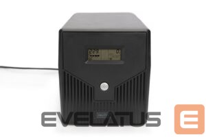 Serveriai Digitus  Line-Interactive UPS DN-170074, 1000VA, 600W, 2x 12V/7Ah battery, 4x CEE 7/7 outlet, 2x RJ45, 1x USB 2.0 type B, 1x RS232, LCD, Simulated Sine Wave, 338x150x162mm, 7.8kg 