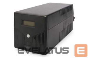 Серверы Digitus  Line-Interactive UPS DN-170076, 2000VA/1200W 12V/9Ah x2 battery, 4x CEE 7/7, USB, RS232, RJ45,LCD, Simulated sine wave, 198 x 158 x 380 mm, Weight: 10.5 kg 