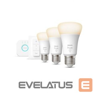 Server - Other Accessories Philips  Hue W Starter Kit 9,5W A60 E27 3pcs, Bridge, Switch 