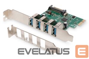 Converter Digitus  USB 3.0, 4 Port, PCI Express Add-On card 4 Ports A/F External, VL805 chipset DS-30221-1 