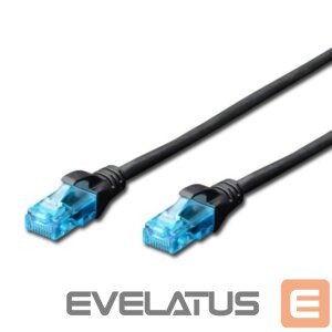 Converter Digitus  CAT 5e U-UTP patch cord, PVC AWG 26/7, 0.5m 