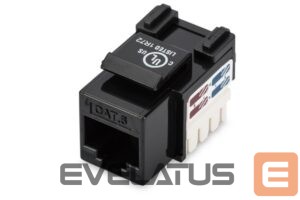 Adapteris Digitus  Class E CAT 6 Keystone Jack  DN-93601 Unshielded RJ45 to LSA, Black 