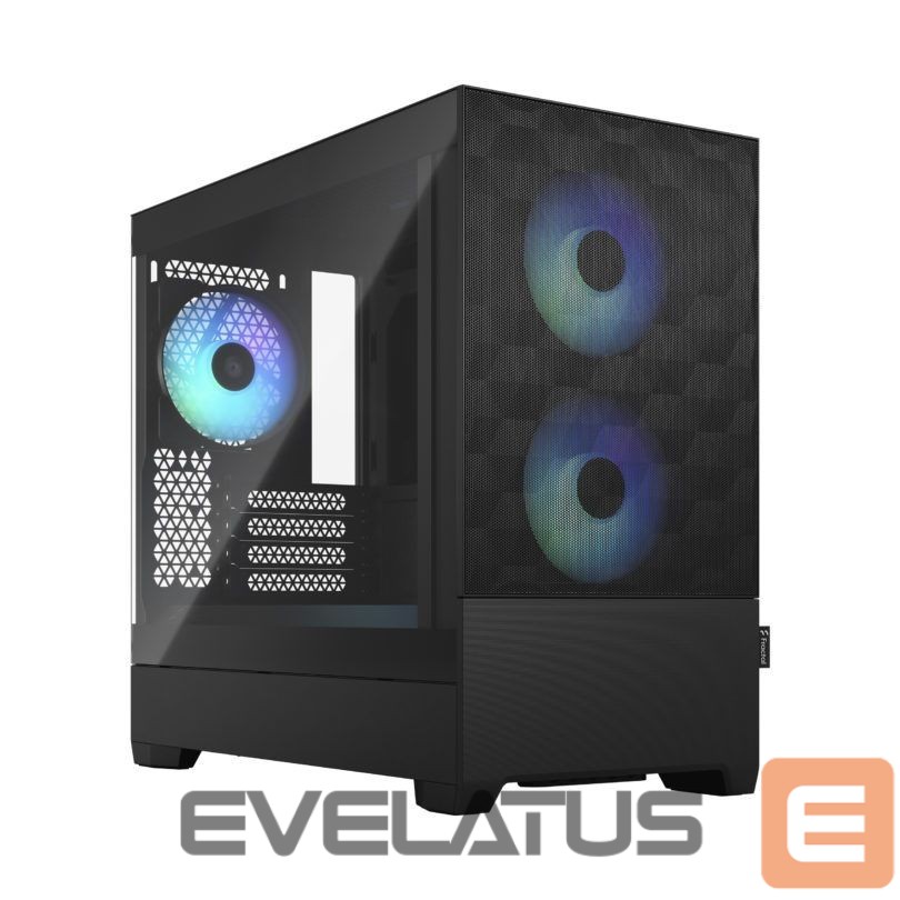 Computer case Fractal Design Pop Mini Air RGB Black TG Clear Tint, mATX, Mini ITX, Power supply included No