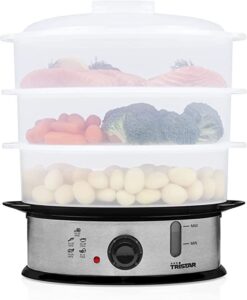 Cita mazā sadzīves tehnika Tristar  Food Steamer VS-3914 Silver, 1200 W, Capacity 11 L, Number of baskets 3 