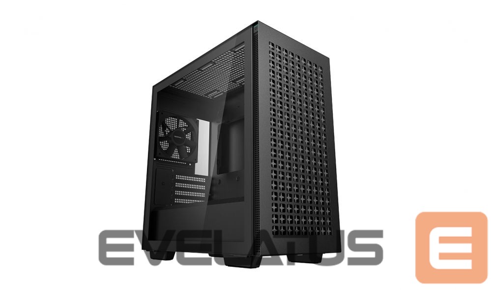 Computer case Deepcool CH370 Black, Micro ATX, Power supply included No