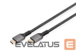 Аксессуар для мониторов Digitus  8K PREMIUM HDMI 2.1 Connection Cable DB-330200-010-S Black, HDMI to HDMI, 1 m 