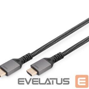 Monitori tarvik Digitus  8K PREMIUM HDMI 2.1 Connection Cable 	DB-330200-030-S Black, HDMI to HDMI, 3 m 