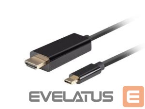Parveidotājs Lanberg  USB-C to HDMI Cable, 3 m 4K/60Hz, Black 