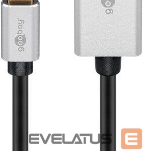 Routers Goobay  USB-C to DisplayPort Adapter Cable 	60176 2 m, Silver/Black, DisplayPort, Type-C 