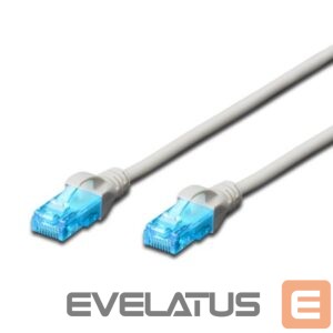 Cable Digitus  Patch Cord CAT 5e U-UTP, PVC AWG 26/7, 0.5 m 