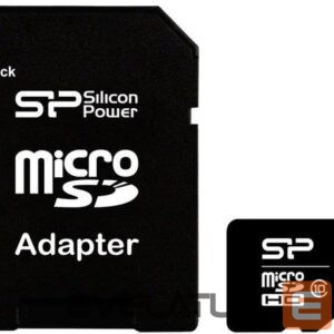 Memory cards Silicon power  8 GB, MicroSDHC, Flash memory class 10, SD adapter 