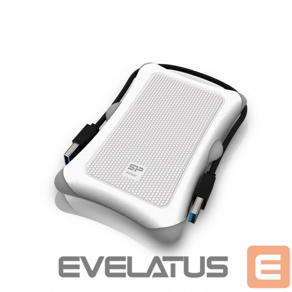Mälupulk Silicon power Armor A30 1TB 2.5 ", USB 3.1, White