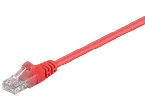 Kaabel Goobay  68349 CAT 5e patch cable, U/UTP, red, 10 m 
