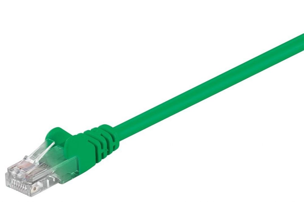 Cable Goobay CAT 5e patch cable, U/UTP 68338 0.5 m, Green