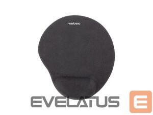 Datora pele Natec  Mouse Pad, Marmot, Black, Gel Filling 225x245 mm 