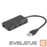 Adapteris Natec  USB 3.0 HUB, Moth, 4-Port, Black 