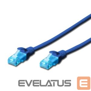 Cable Digitus  Patch Cord CAT 5e U-UTP, PVC AWG 26/7, 0.5 m 