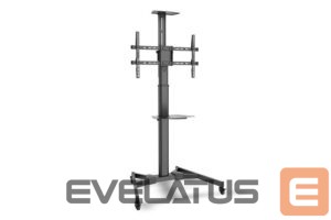 Televizoriaus laikiklis Digitus  TV-Cart for screens up to 70", max. 50kg wheelbase, VESA max. 600x400, Black 