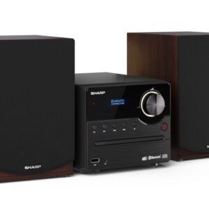 Interactive solution Sharp  Hi-Fi Micro System XL-B517D(BR) 45 W, Wireless connection, Brown, AUX in, CD player, Bluetooth 