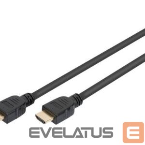 Monitori tarvik Digitus  Ultra High Speed HDMI Cable with Ethernet AK-330124-010-S Black, HDMI to HDMI, 1 m 