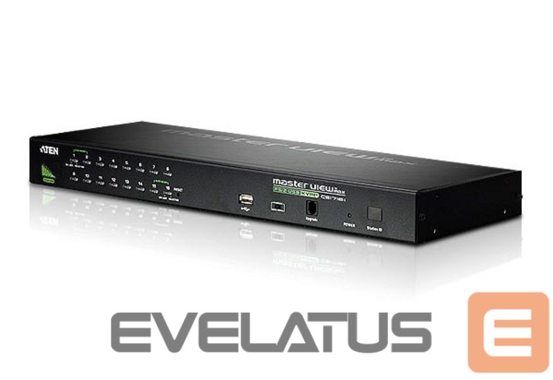 Server – muud tarvikud Aten CS1716A 16-Port PS/2-USB VGA KVM Switch with Daisy-Chain Port and USB Peripheral Support
