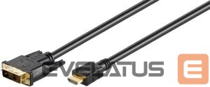 Аксессуар для мониторов Goobay  DVI-D/HDMI cable, gold-plated HDMI to DVI-D, 2 m 