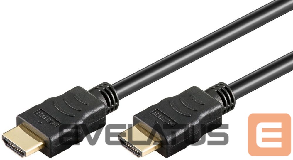 Monitori tarvik Goobay High Speed HDMI Cable with Ethernet 61163 Black, HDMI to HDMI, 10 m