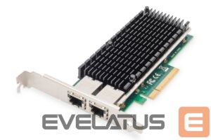 Переходник Digitus  10Gbps Dual Port Ethernet Server adapter PCIe X8, Intel X540 BT2 DN-10163 