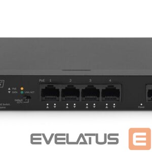 Server – muud tarvikud Digitus  4 Port Gigabit PoE Switch DN-95330-1 10/100/1000 Mbps (RJ-45), Unmanaged, Desktop, Ethernet LAN (RJ-45) ports 4 