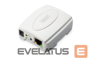 Kitas kompiuterio priedas Digitus  USB Print Server, 1-Port 1x RJ45, 1x USB A, USB 2.0 DN-13003-2 White 