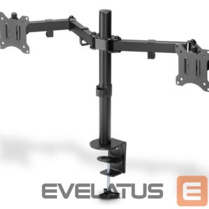 TV bracket Digitus  Dual Monitor Clamp Mount DA-90400 15-32 ", Maximum weight (capacity) 8 kg, Black 