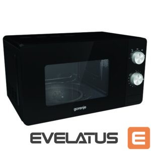 Microwave GORENJE  Microwave oven MO20E1B Free standing, 20 L, 800 W, Black 