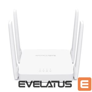Routers MERCUSYS  Dual-Band Router AC10 802.11ac, 300+867 Mbit/s, 10/100 Mbit/s, Ethernet LAN (RJ-45) ports 2, Antenna type 4xFixed, White 