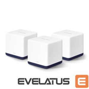 Maršrutizatoriai MERCUSYS  AC1900 Whole Home Mesh Wi-Fi System Halo H50G (3-Pack) 802.11ac, 1300+600 Mbit/s, Ethernet LAN (RJ-45) ports 3, Mesh Support Yes, MU-MiMO Yes, White 