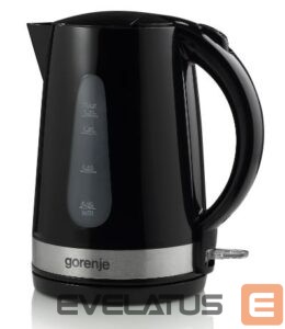 Veekeetja GORENJE  Kettle K17BK Standard,  Plastic/ metal, Black, 2200 W, 360° rotational base, 1.7 L 