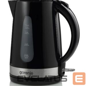 Veekeetja GORENJE  Kettle K17BK Standard,  Plastic/ metal, Black, 2200 W, 360° rotational base, 1.7 L 