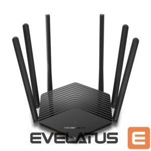Routers MERCUSYS  Dual-Band Router MR50G 802.11ac, 600+1300 Mbit/s, 10/100/1000 Mbit/s, Ethernet LAN (RJ-45) ports 2, MU-MiMO Yes, Antenna type 6xFixed, Black 