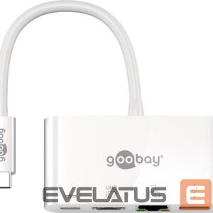 Other Computer Accessory Goobay  USB-C Multiport Adapter (HDMI + Ethernet, PD)  62105 White 