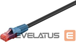 Adapteris Goobay  CAT 6 Outdoor-patch cable U/UTP 94389 15 m, Black 