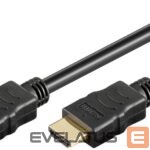 Аксессуар для мониторов Goobay  High Speed HDMI Cable with Ethernet 	61150 Black, HDMI to HDMI, 1 m 