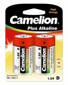 Kitas kompiuterio priedas Camelion  D/LR20, Plus Alkaline, 2 pc(s) 
