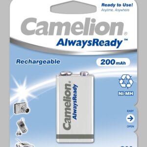 Other Computer Accessory Camelion  9V/6HR61, 200 mAh, AlwaysReady Rechargeable Batteries Ni-MH, 1 pc(s) 