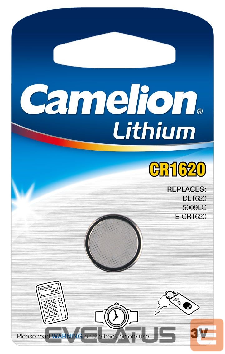 Cita datorprece Camelion CR1620, Lithium, 1 pc(s)