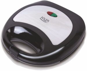 Skrudintuvas Adler  Sandwich maker AD 3015 750  W, Number of plates 1, Number of pastry 2, Black 