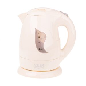 Virdulys Adler  Kettle AD 08 b Standard, Plastic, Beige, 850 W, 360° rotational base, 1 L 